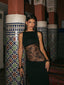 Aaliyah | Women's Backless Lace Sleeveless Maxi Dress