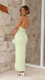 Amayah | Women's Elegant Pleated Maxi Wedding Guest Dress
