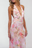 Ariadne | Women's Floral Deep V-Neck Maxi Wedding Guest Dress