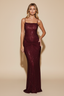 Eden | Women’s Sleeveless Sequin Glitter Maxi Wedding Guest Dress