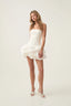 Elora | Women's Strapless Bubble Hem Mini Cocktail Dress