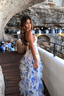 Emberly | Women's Sleeveless Ruffle Maxi Wedding Guest Dress