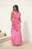 Janelle | Women's Flower Sleeveless Maxi Wedding Guest Dress