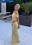 Jazelle | Women's Elegant Strapless Maxi Summer Prom Dress