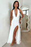 Karina | Women's Sleeveless High-Split Maxi Summer Dress