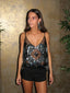 Klara | Women's Sleeveless Sequin Glitter Festival Party Top