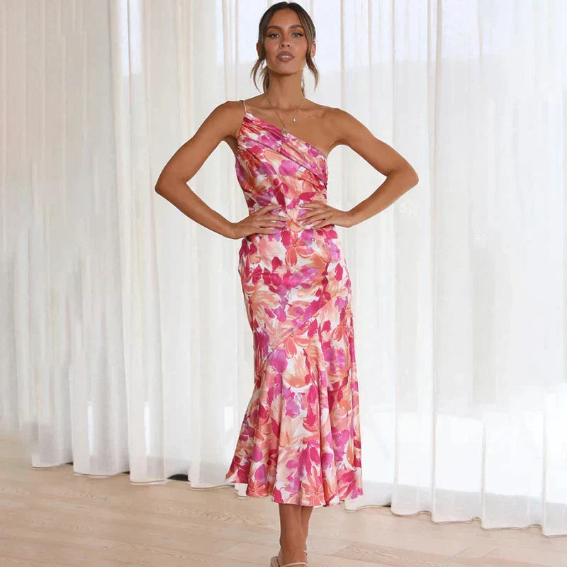 Zenobia | Petal Flame Dress