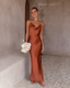 Sorrel | Radiant Satin Gown