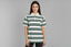 Women’s Striped Short Sleeve Polo T Shirt